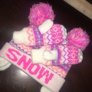 Winter Hat & Mittens Set